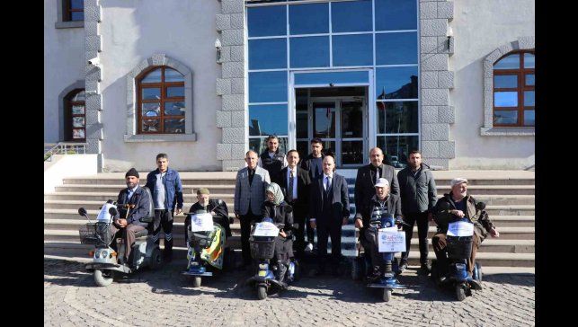 Akülü araçlarına kavuştu