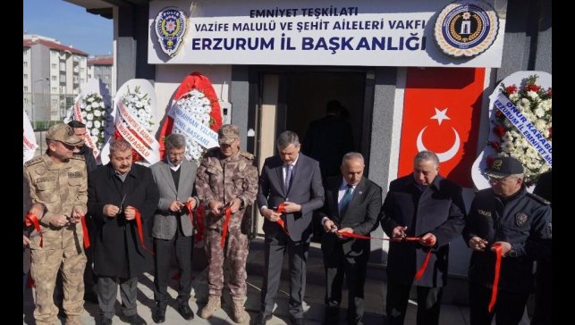 Erzurum'da şehit aileleri ve gazilere yeni hizmet binası