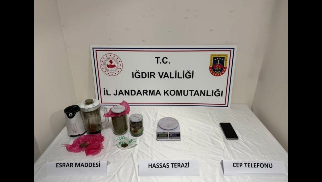 Iğdır'da uyuşturucu operasyonu: 1 tutuklama