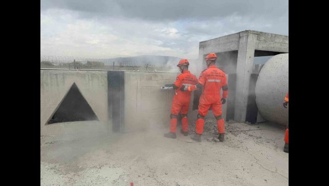3'üncü Ordu Komutanlığı personeline arama ve kurtarma eğitimi verildi