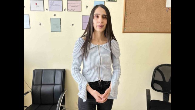 Gözleri görmüyor ama yüreği ışıl ışıl