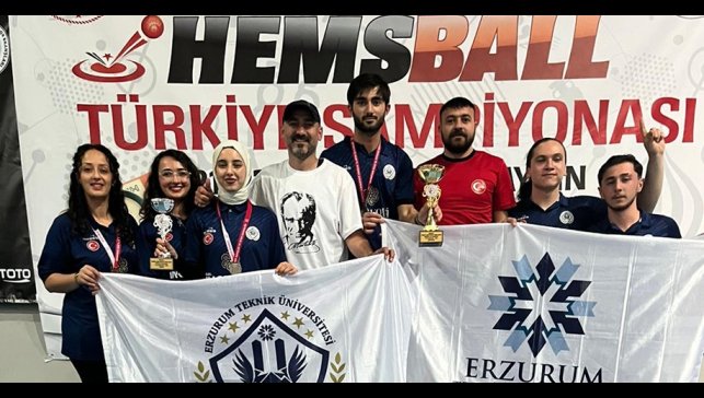 ETÜ spor kulübü Hemsball Türkiye şampiyonasından çifte kupayla döndü