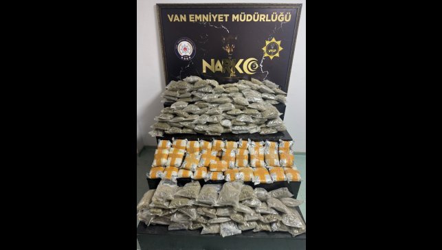 Van'da 134 kilo 460 gram uyuşturucu ele geçirildi