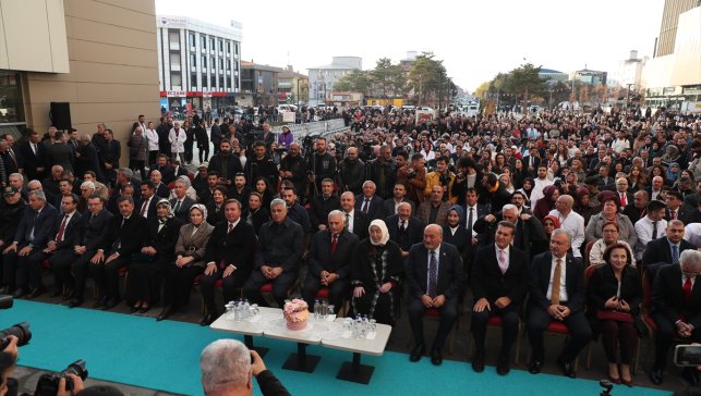 TDT Aksakallar Konseyi Başkanı Yıldırım, Erzincan'da hastane açılışında konuştu: