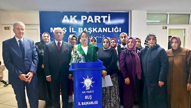 Van ve çevre illerde AK Parti'den kadına yönelik şiddetle mücadele açıklaması