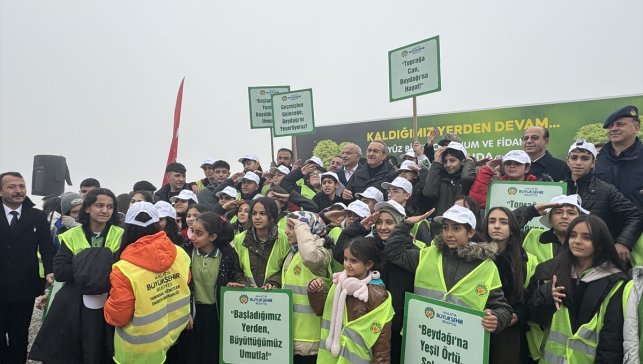 Malatya'da 10 bin 444 fidan toprakla buluşturuldu