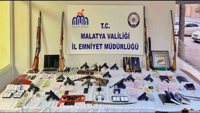 Malatya'da tefecilik ve kumar operasyonu: 31 gözaltı