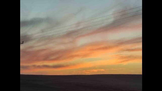Ardahan'da gün doğumu mest etti