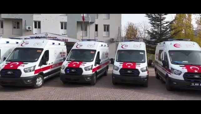Bitlis'in acil sağlık filosu 7 yeni ambulansla güçlendi