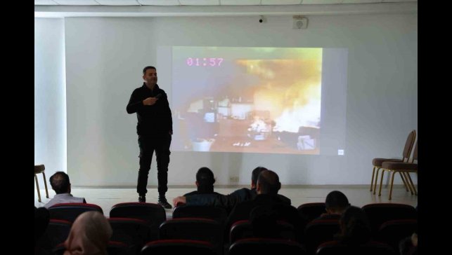 Bingöl'de dezavantajlı bireylere yangın ve afet farkındalık eğitimi verildi