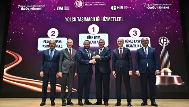 SunExpress'e Hizmet İhracatçıları Birliği'nden ödül