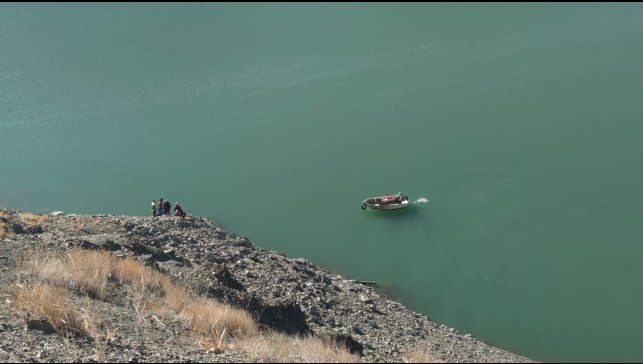 Zernek Barajı'na araç uçtu, arama kurtarma çalışmaları başlatıldı