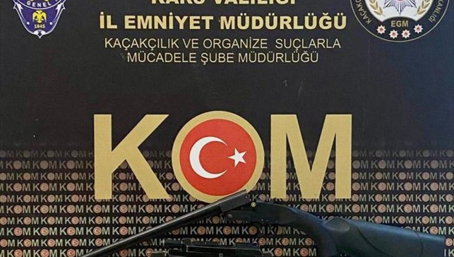 Kars'ta dron destekli yasa dışı silah ticareti operasyonunda 10 şüpheli yakalandı