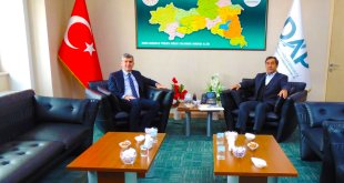 Diyadin Kaymakamı Korkusuz’dan DAP Başkanı Demirdöğen’e ziyaret