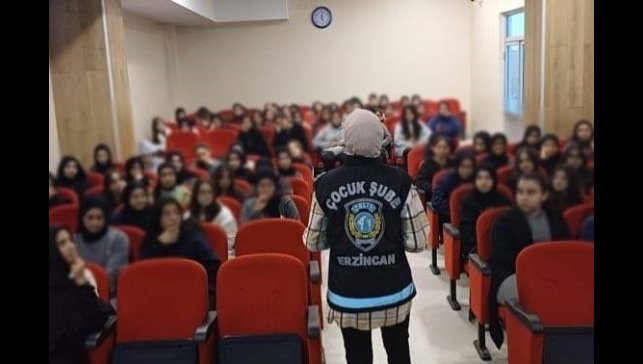 Erzincan'da öğrencilere güvenlik ve siber farkındalık eğitimi