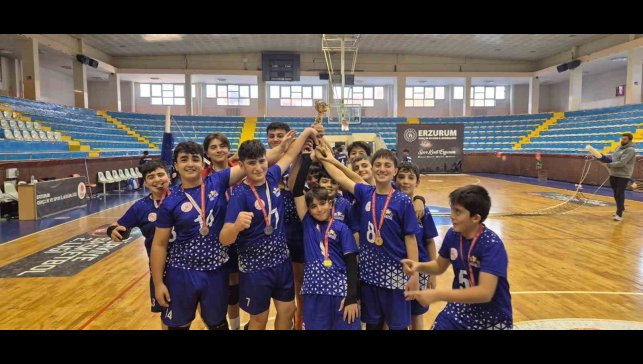 Aşkale İbrahim Polat Ortaokulu il müsabakalarında ikincilik elde etti