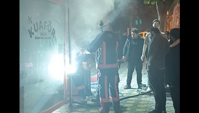 Malatya'da iş yerinde korkutan yangın