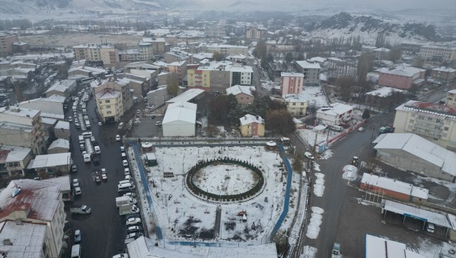 Van'ın iki ilçesinde kar yağdı