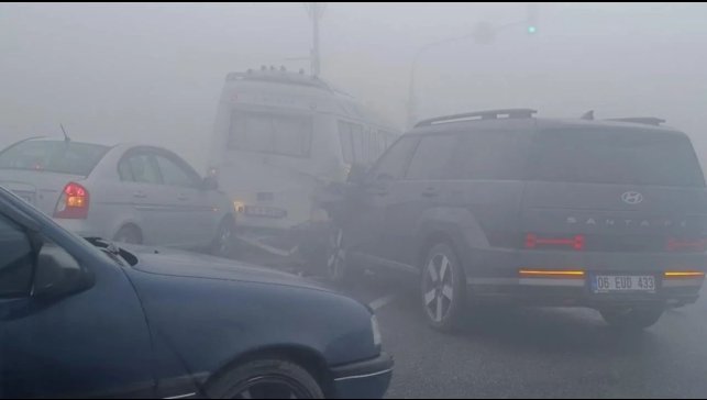 Iğdır'da yoğun sis kazaya neden oldu