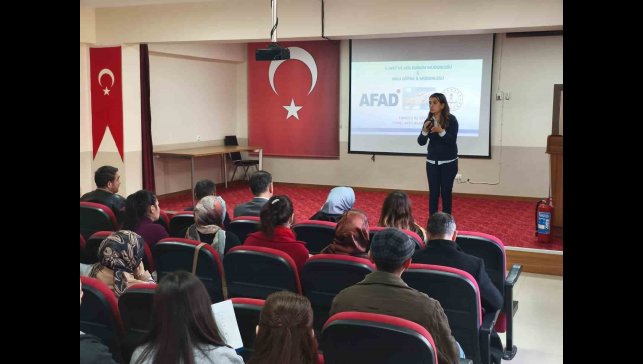 Tunceli'de afetlere karşı bilinç seferberliği