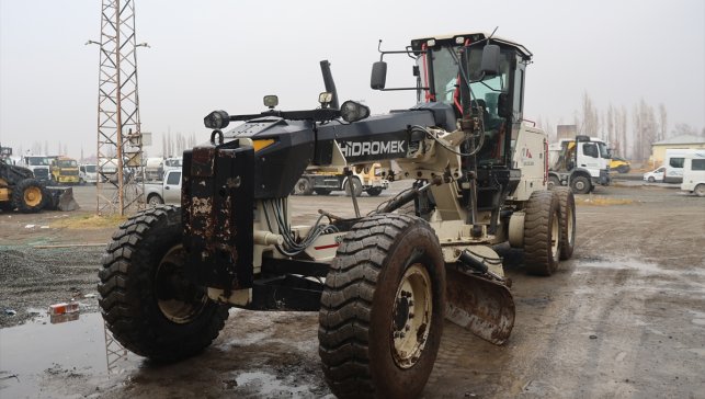Aras Dağları'ndaki köylerde karla mücadele için hazırlıklar tamamlandı