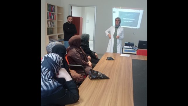 Elazığ'da vatandaşlara sağlık bilgilendirmesi