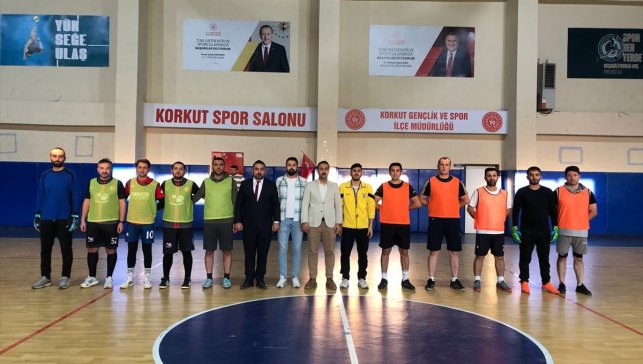 Korkut'ta Kurumlar Arası Futsal Turnuvası başladı