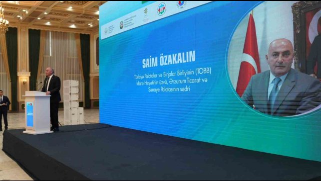 Özakalın, Türkiye-Azerbaycan bölgesel iktisadi forumunda konuştu