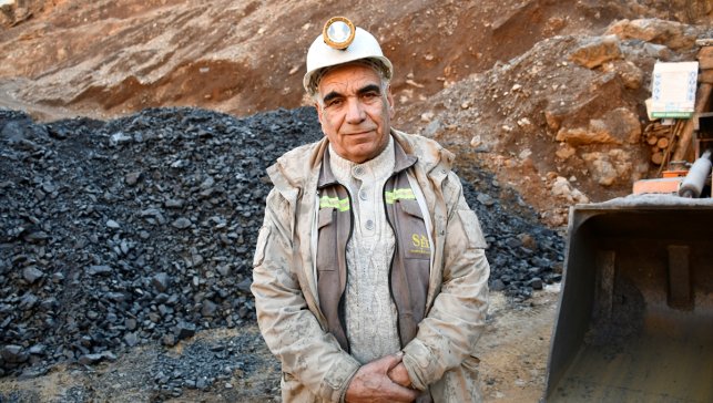 Adanalı madenci, 51 yıldır mesleğini sürdürüyor