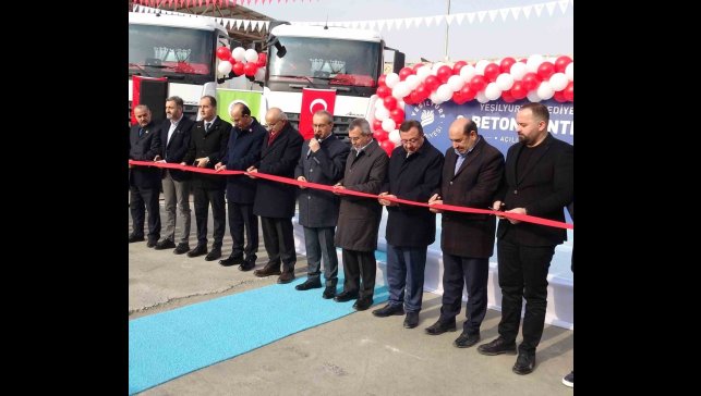 Malatya'da 70 milyon TL'lik beton santrali hizmete açıldı