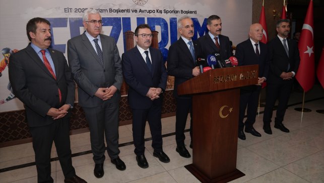 Ulaştırma ve Altyapı Bakanı Uraloğlu, Erzurum'da İl Koordinasyon Toplantısı sonrası konuştu: