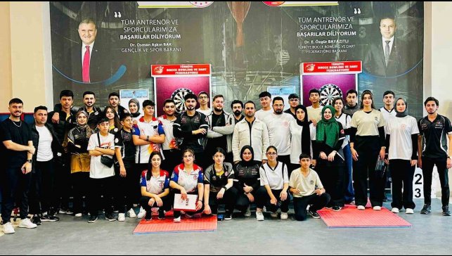 Elazığ dartta Türkiye 3'üncüsü oldu