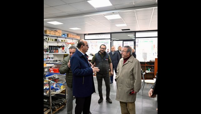 Başkan Geçit, ÖZSAN Sanayi Sitesi esnafının taleplerini dinledi