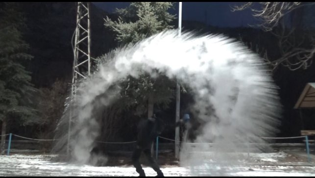 Kars'ta Sibirya soğukları etkisini sürdürüyor