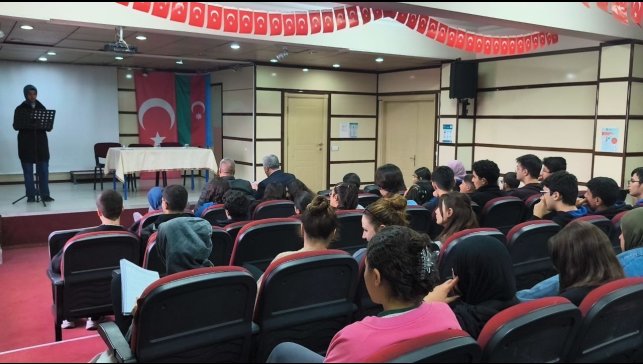 Haydar Aliyev, vefatının 22. yılında Haydar Aliyev Fen Lisesi'nde anıldı