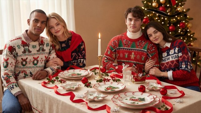 DeFacto ve Karaca yılbaşı koleksiyonu için bir araya geldi