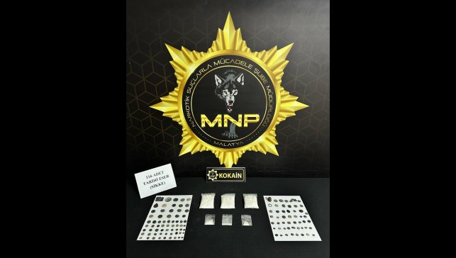 Malatya'da uyuşturucu operasyonunda yakalanan 1 şüpheli tutuklandı