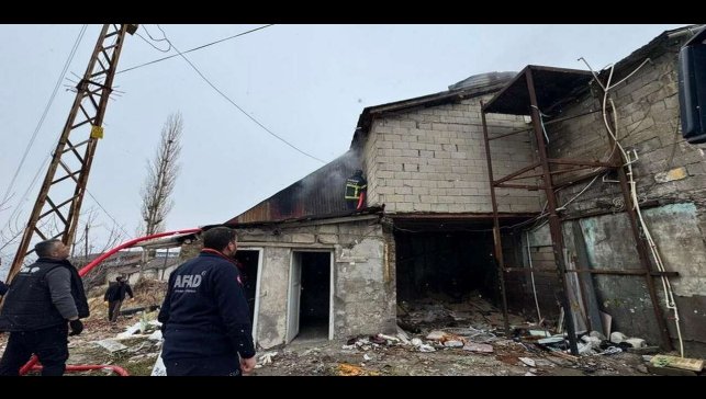 Hakkari'de demir atölyesinde patlama: 1 yaralı