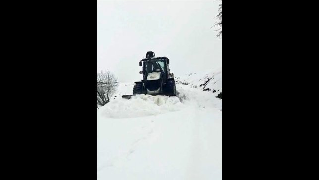Muş'ta kar ve tipi nedeniyle kapanan 26 yerleşim yeri ulaşıma açıldı
