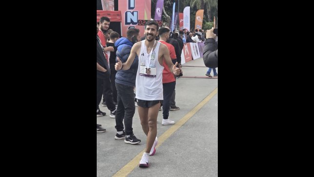 Bingöllü milli atlet maratonda birinci oldu