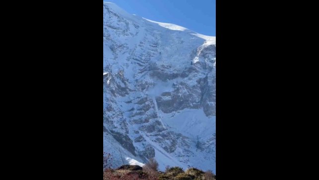 Ağrı Dağı'nda çığ düştü