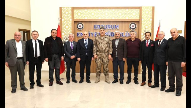 Kent Konseyi'nden Emniyet Müdürü Karaburun'a hayırlı olsun ziyareti