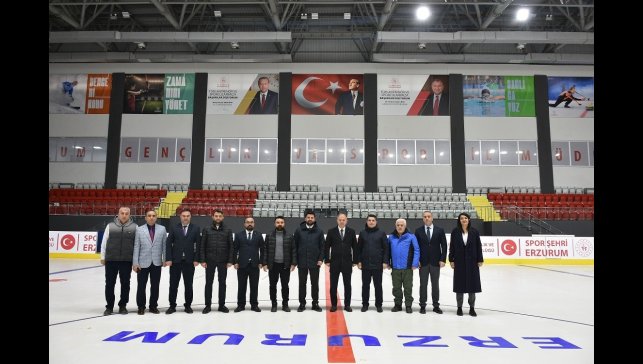 Erzurum GSİM buz salonlarının çehresini değiştiriyor