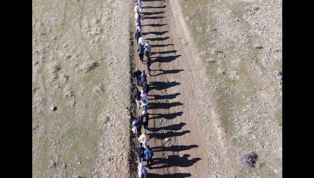 Muş'ta "Adımlarla Keşfet" projesi kapsamında doğa yürüyüşü