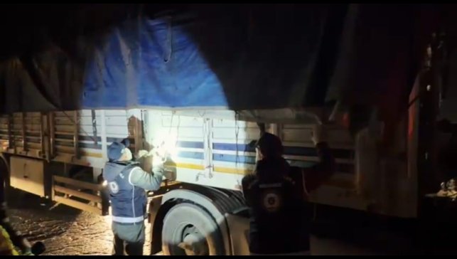 Bitlis'te tır dorsesinde 31 göçmen yakalandı