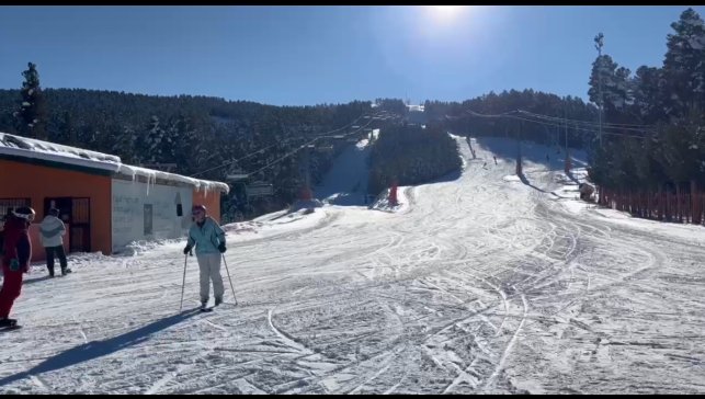 Kristal karlar diyarı Sarıkamış'ta kayak heyecanı başladı