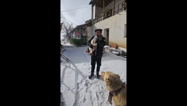 Kazından helallik istedi