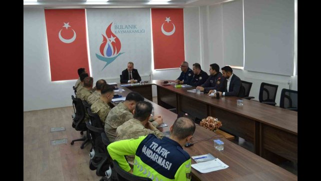 Bulanık'ta "Aylık Güvenlik ve Asayiş Toplantısı" yapıldı