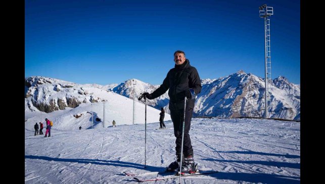 Mergabütan Kayak Merkezi'nde sezon açıldı