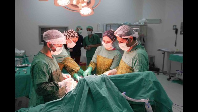 2 kilogramı aşan dev tümör başarıyla çıkarıldı